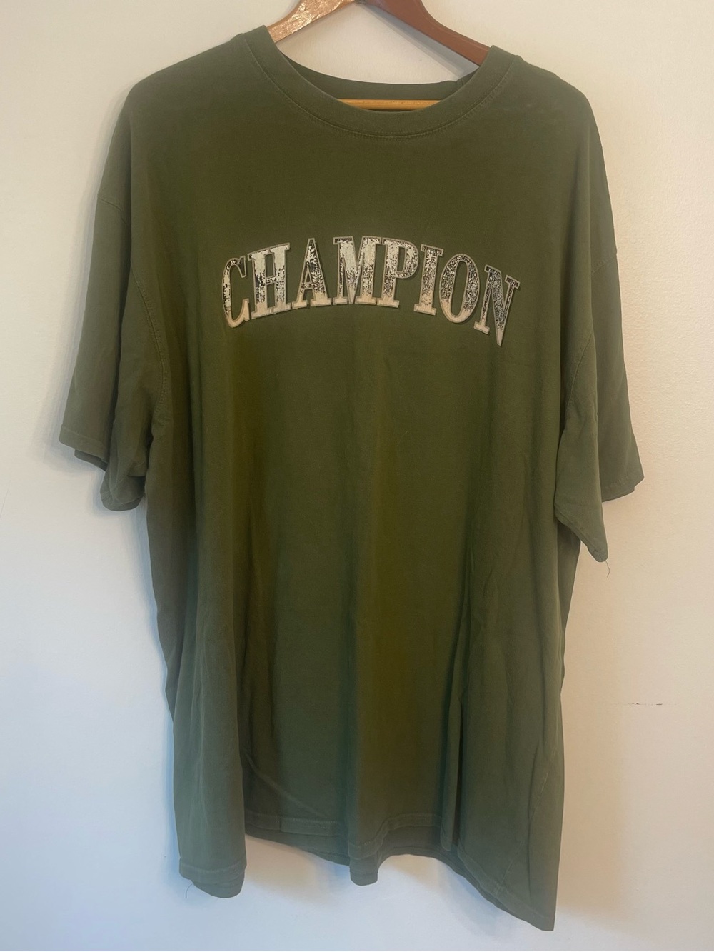 Champion Logo Tee Mossy Green 3XL